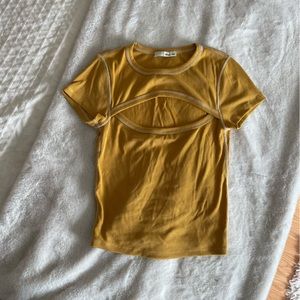 Wilfred Crop Tee with Cut Out